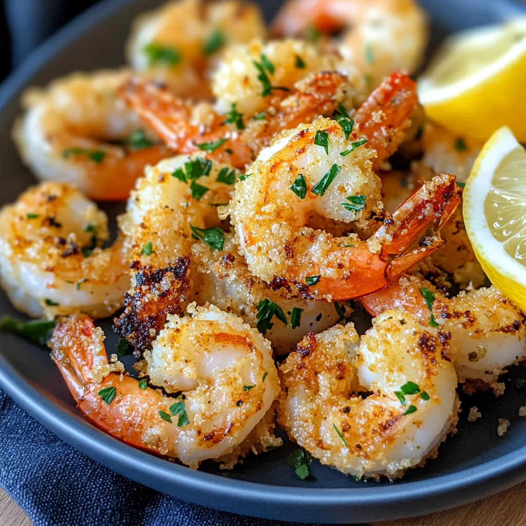 Air Fryer Garlic Parmesan Shrimp