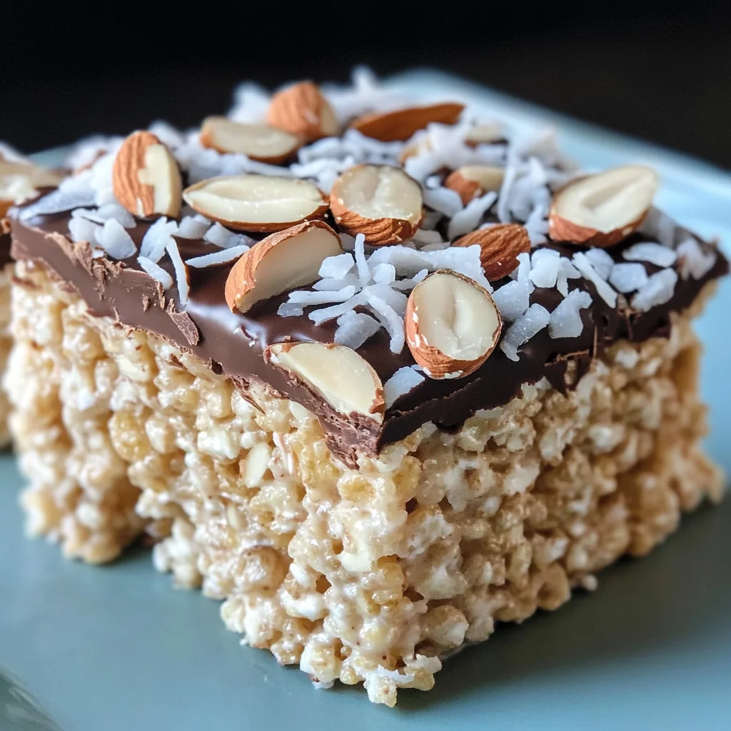 Almond Joy Krispie Treats