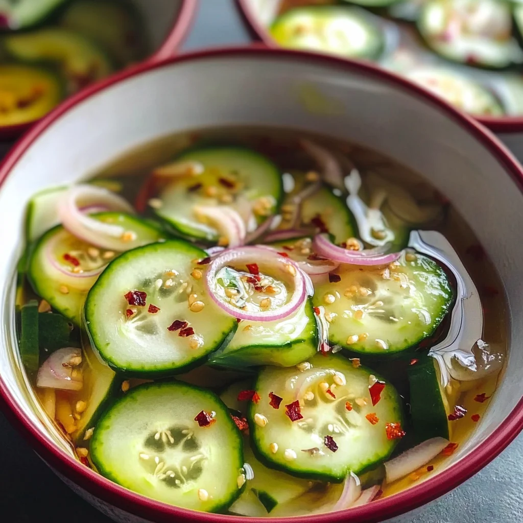 Asian Pickled Cucumber