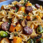 Autumn Sausage Pasta Squash