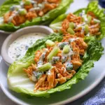 Buffalo Chicken Lettuce Wraps