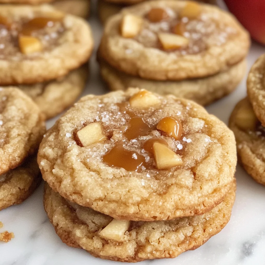 Caramel Apple Cider Cookies