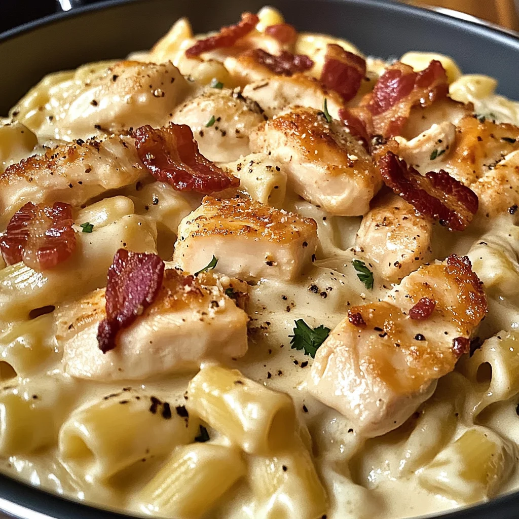 Chicken Bacon Ranch Pasta