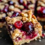 Cranberry Shortbread Bars
