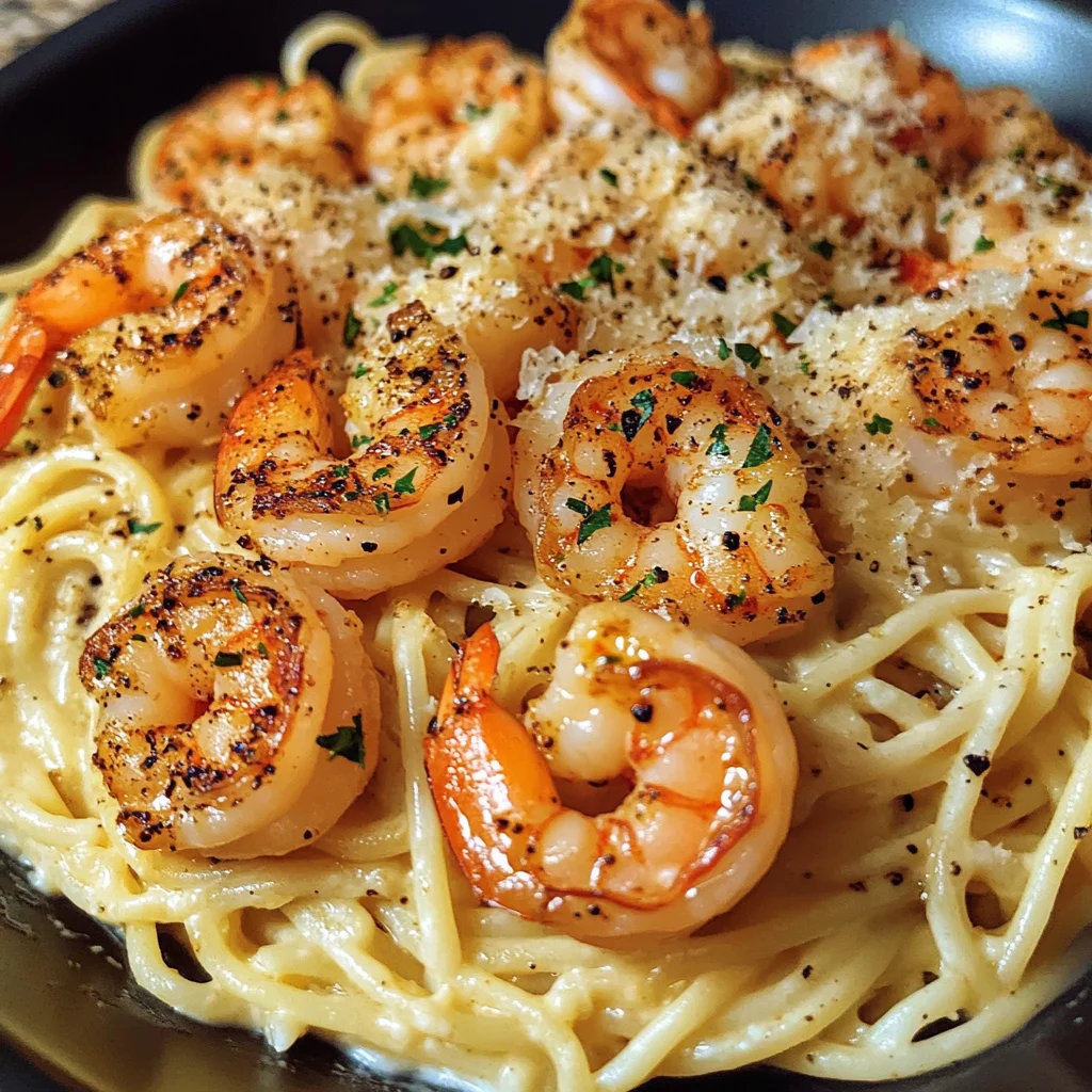 Creamy Cajun Garlic Shrimp Pasta
