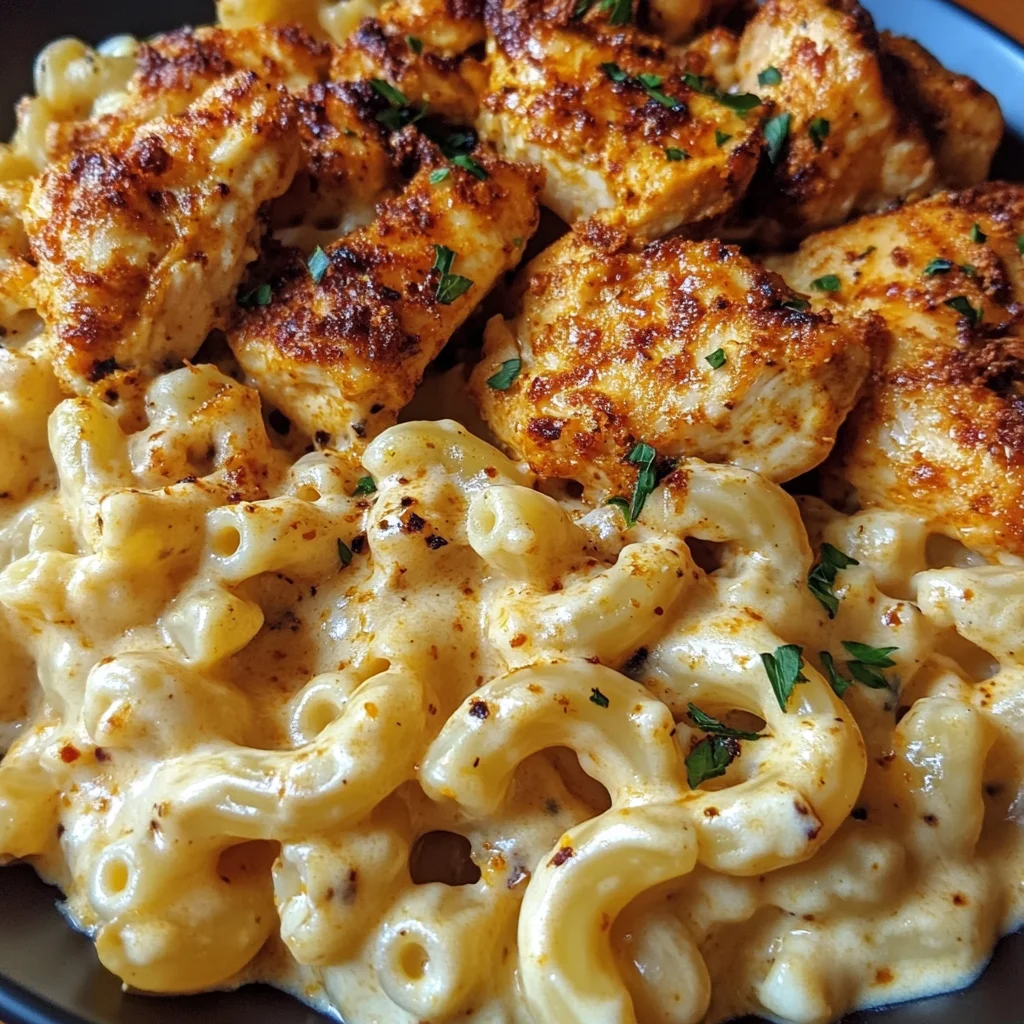 Creamy Cajun Rotisserie Chicken Macaroni