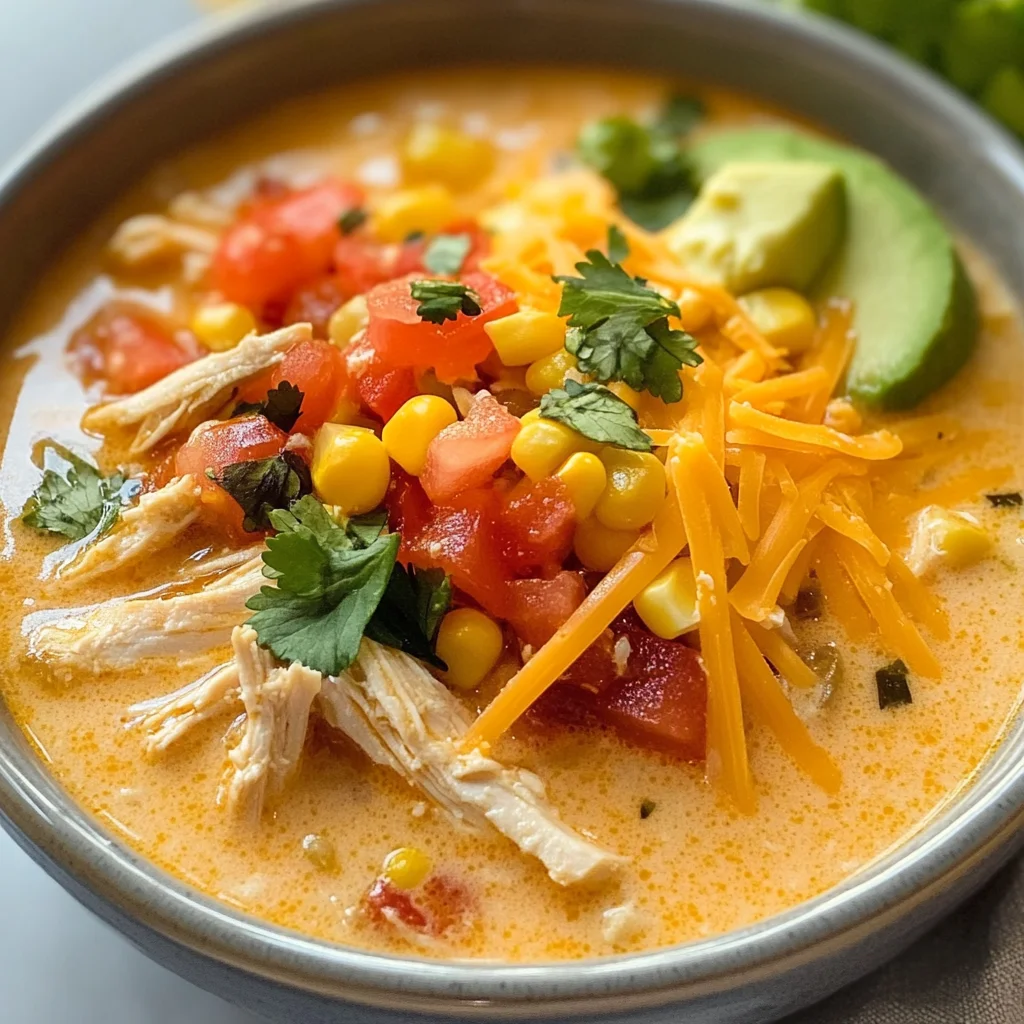 Creamy Chicken Tortilla Soup