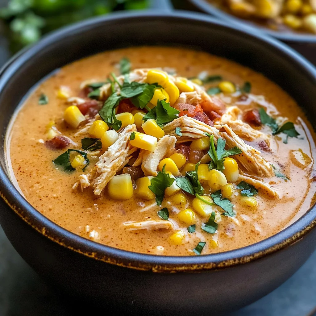 Creamy Chipotle Chicken Soup