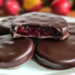 Dark Chocolate Covered Cranberry Sauce Bites