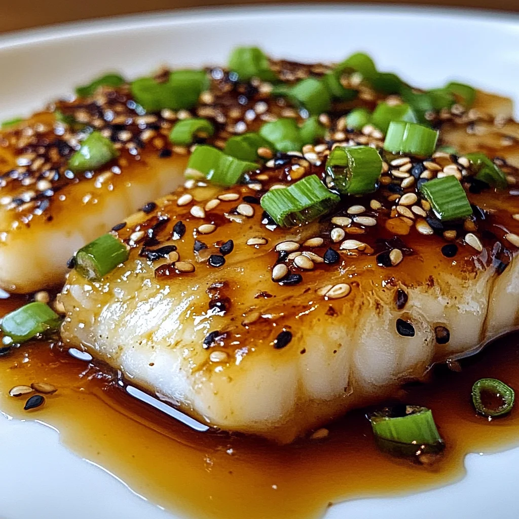 Ginger Soy Glazed Cod