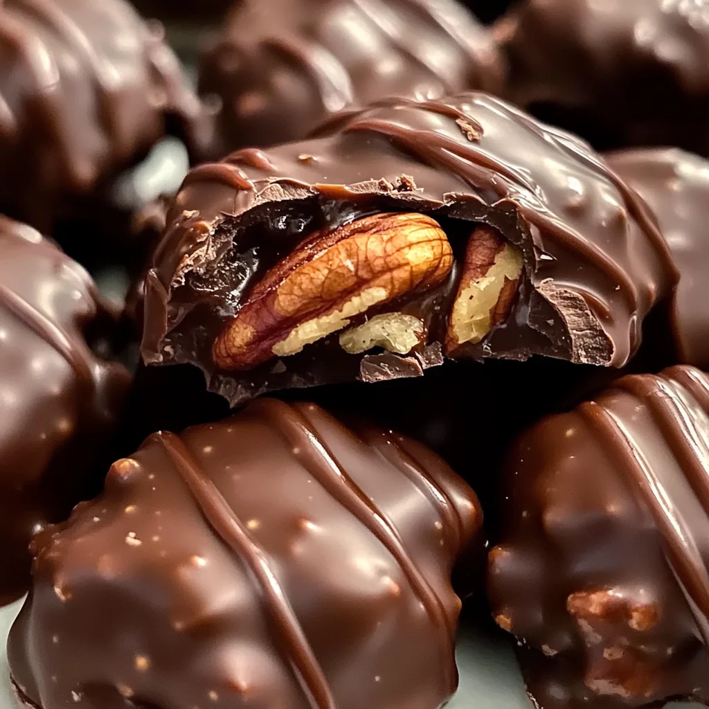 Homemade Chocolate Turtles