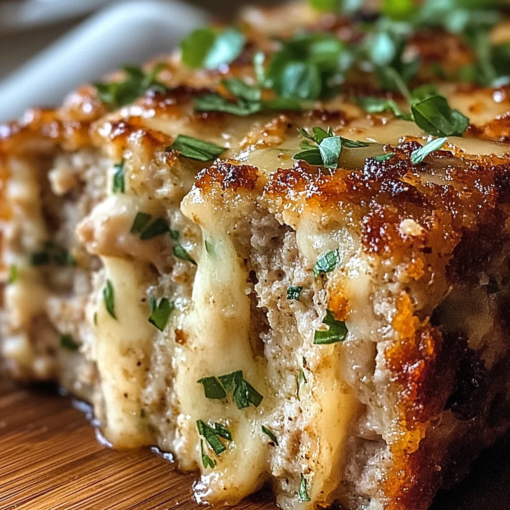 Juicy Garlic Parmesan Chicken Meatloaf: Comfort Food Delight