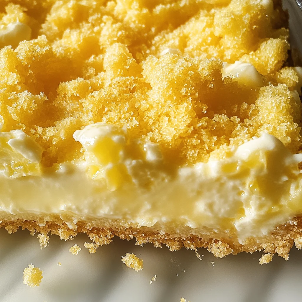 Lemon Cream Cheese Dump Cake
