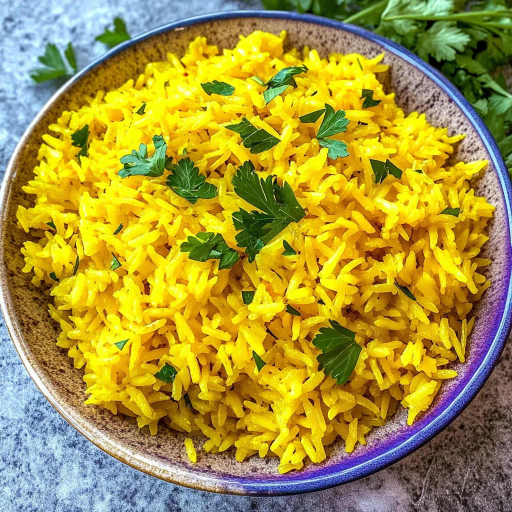 Mediterranean Yellow Rice