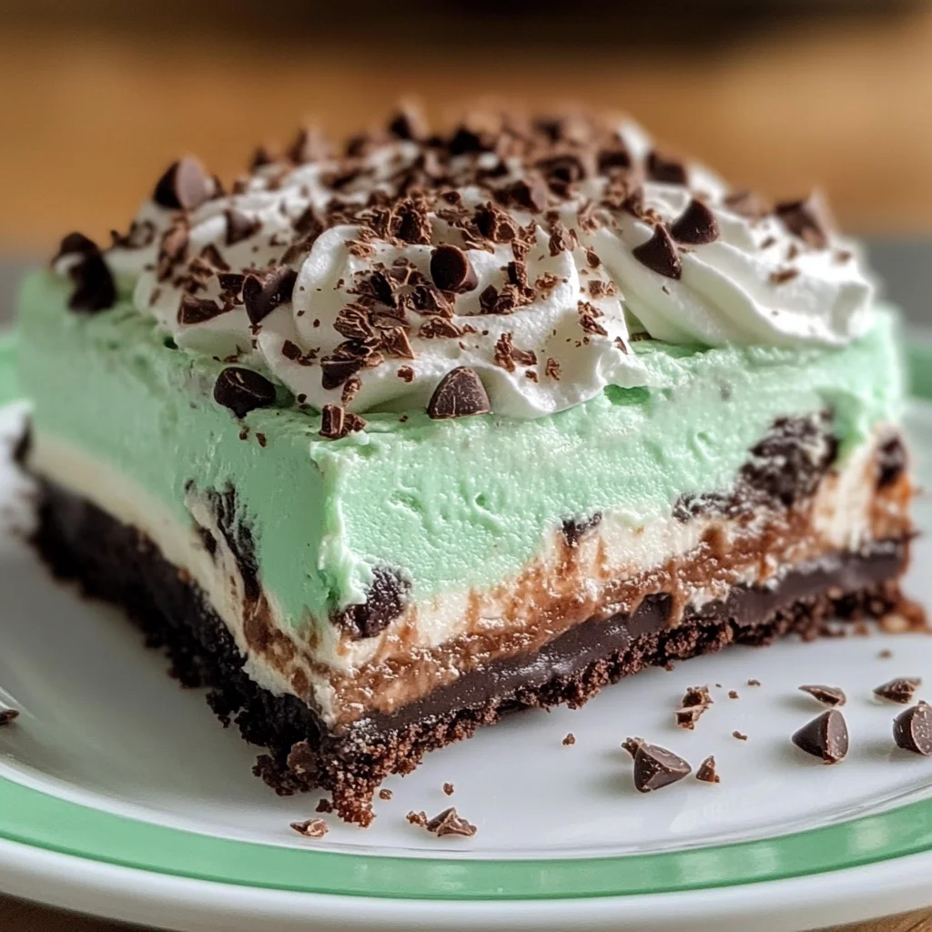 Mint Chip Lasagna Recipe