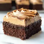Mocha Brownies with Cafe Latte Frosting