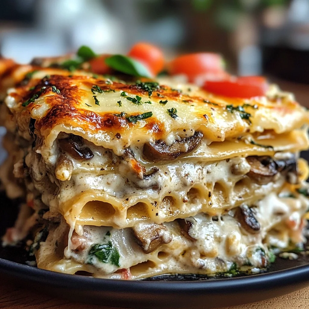 Mushroom Lasagna - Italian Recipe
