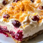 No Bake Cranberry Orange Cream Pie