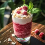 Raspberry Coconut Mojito