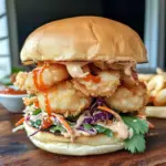 Shrimp Tempura Burger