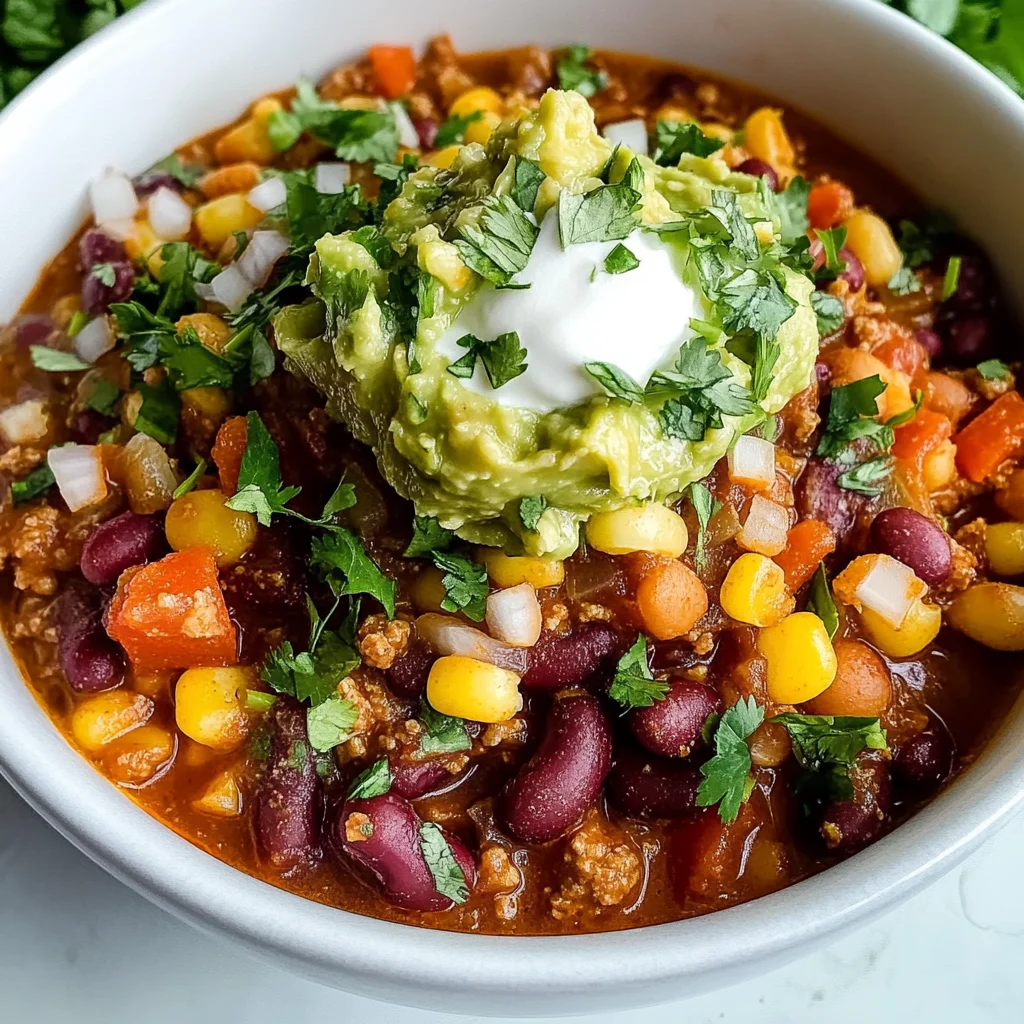 Simple Crockpot Vegetarian Chili Recipe