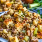 Slow Cooker Sausage Stuffing
