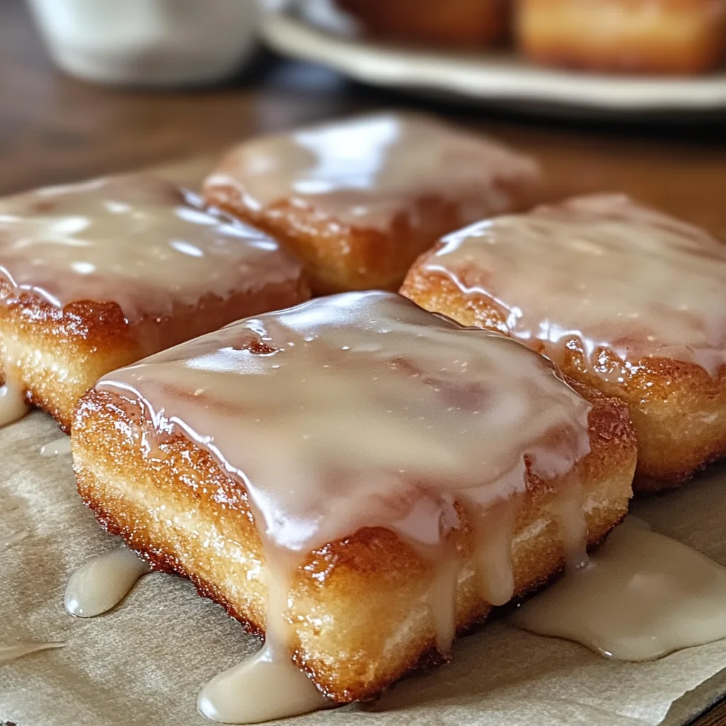 Soft Baked Maple Donut Bars