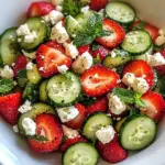 Strawberry Cucumber Salad Recipe