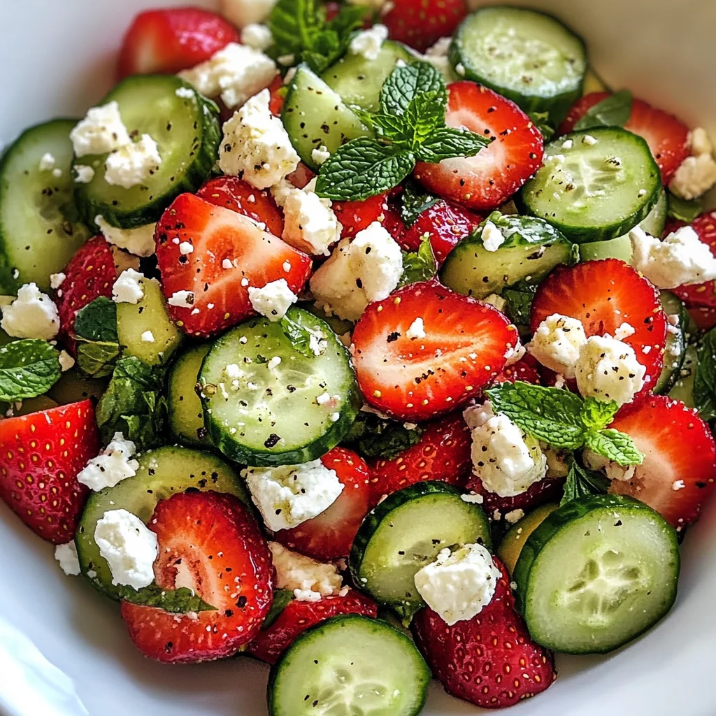 Strawberry Cucumber Salad Recipe