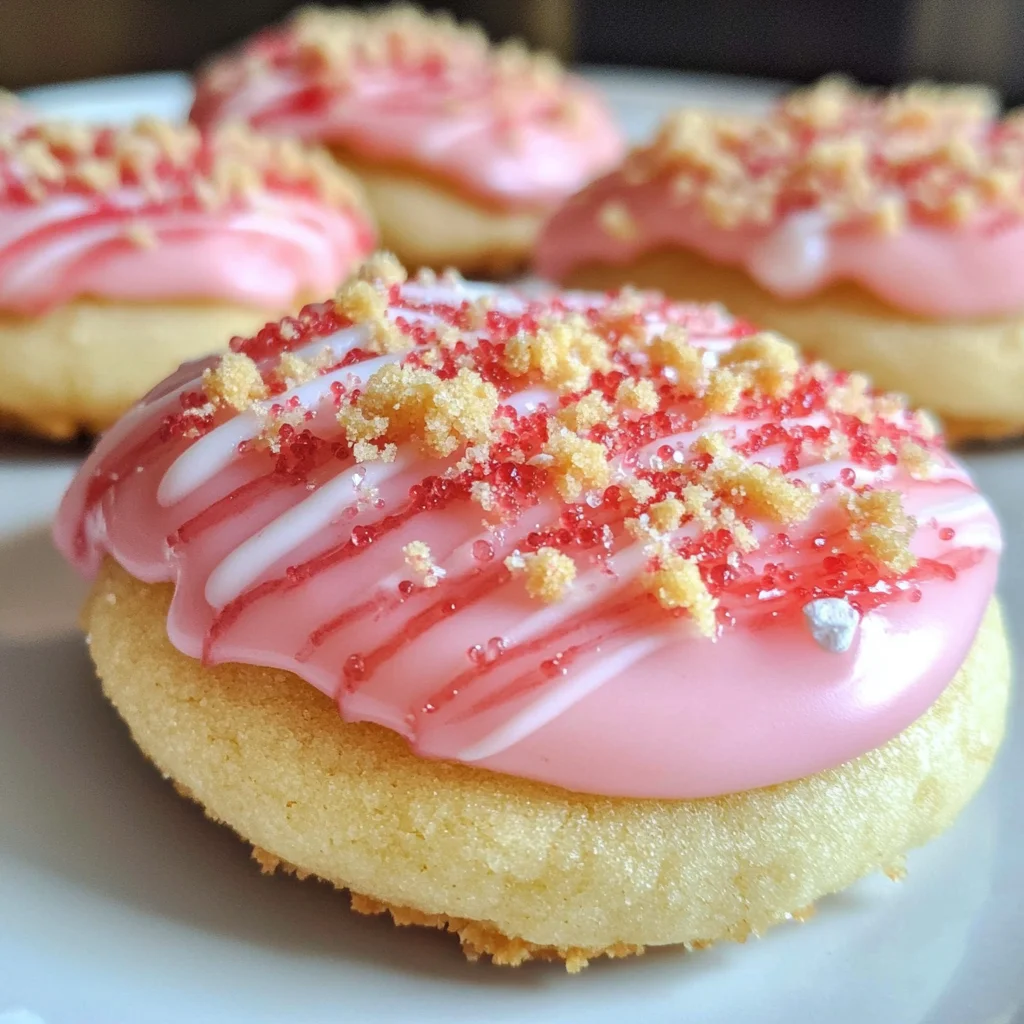 Strawberry Shortcake Sugar Cookies