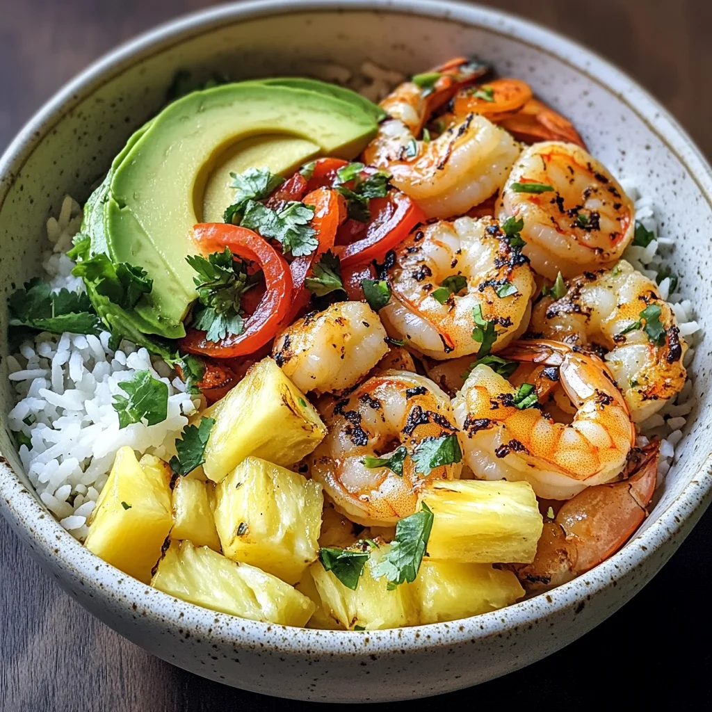 Tropical Shrimp Rice Bowl