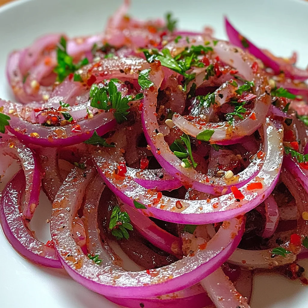 Turkish Sumac Onions Recipe (Sumac-Marinated Red Onions)