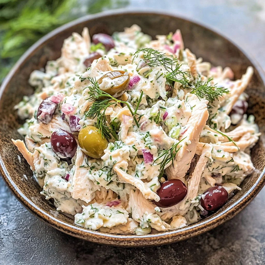 Tzatziki Chicken Salad