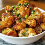 Vegan Lemon Pepper Glazed Cauliflower Recipe