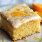 BEST Orange Drizzle Traybake Cake
