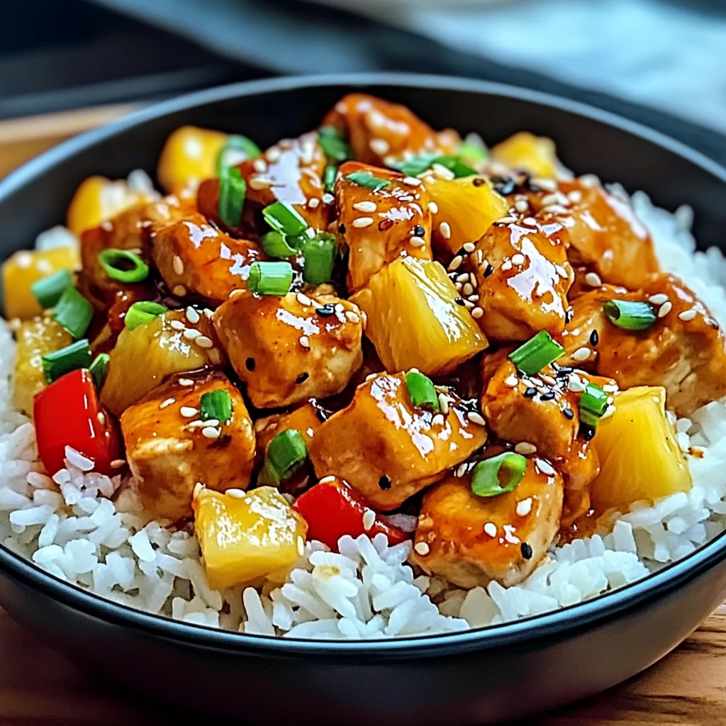 Best Pineapple Chicken and Rice Recipe