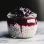 Blueberry Coconut Chia Seed Pudding