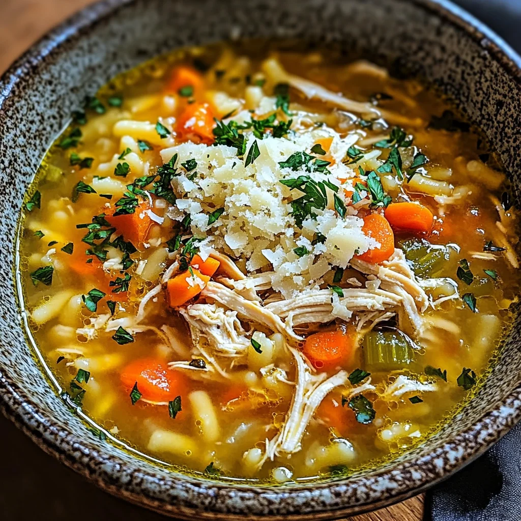 Chicken Pastina Soup Recipe