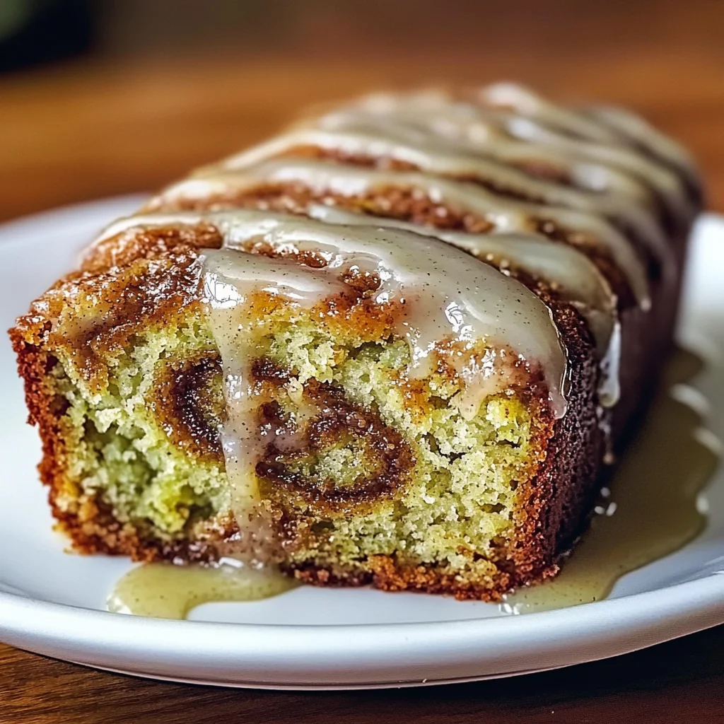 Cinnamon Roll Zucchini Bread