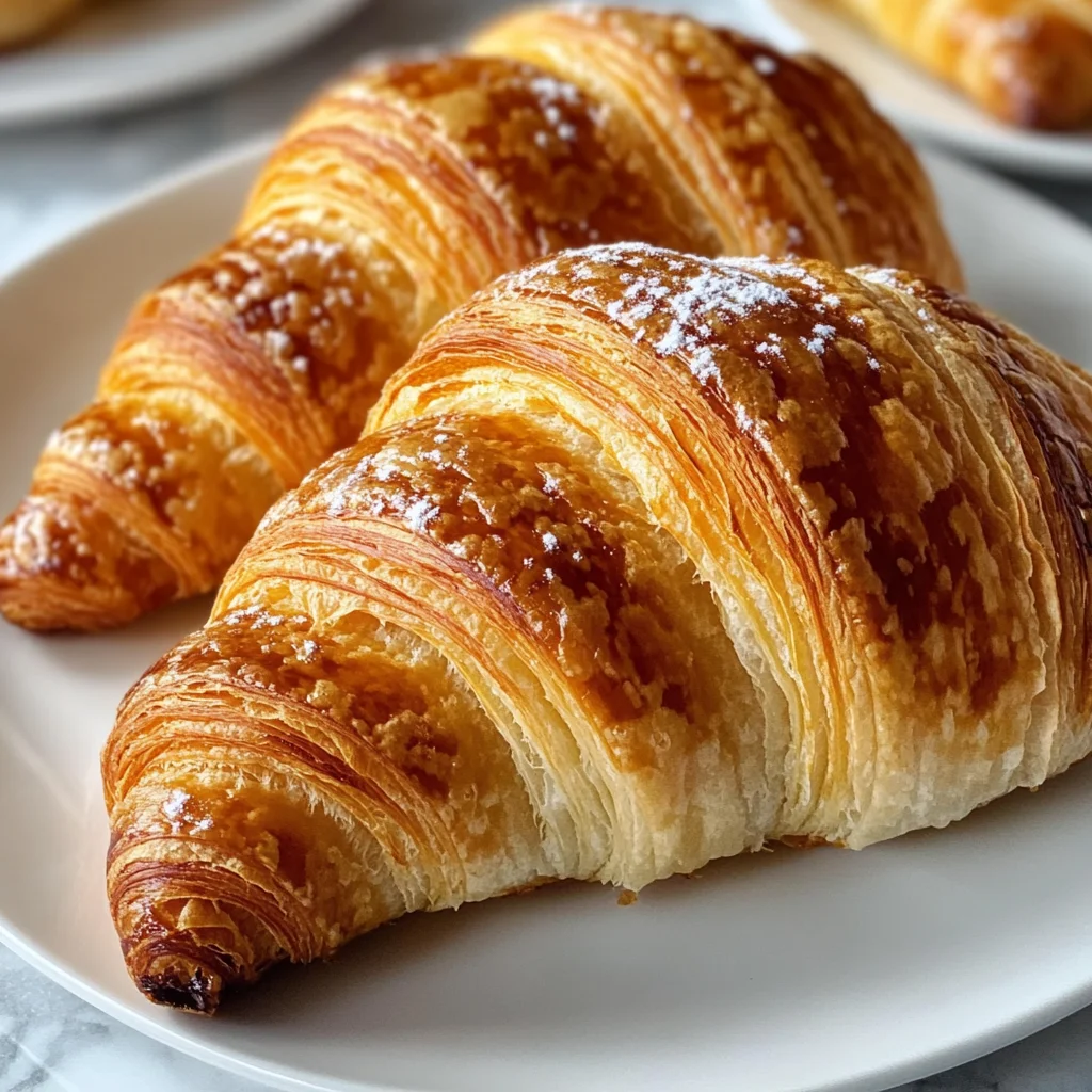 Classic Butter Croissants Recipe