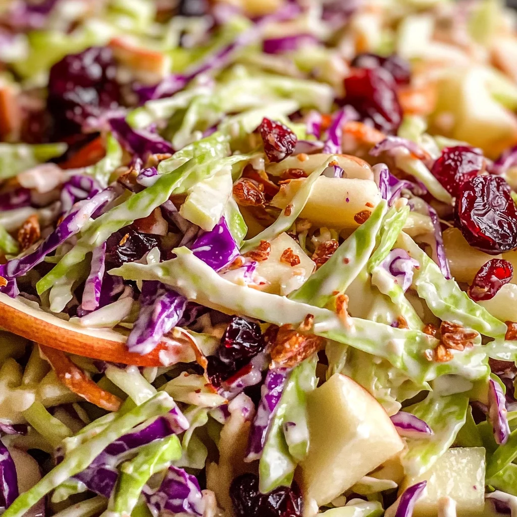 Cranberry Apple Coleslaw