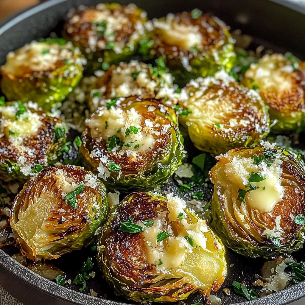 Delicious Garlic Butter Roasted Brussels Sprouts: A Flavorful Side Dish Recipe