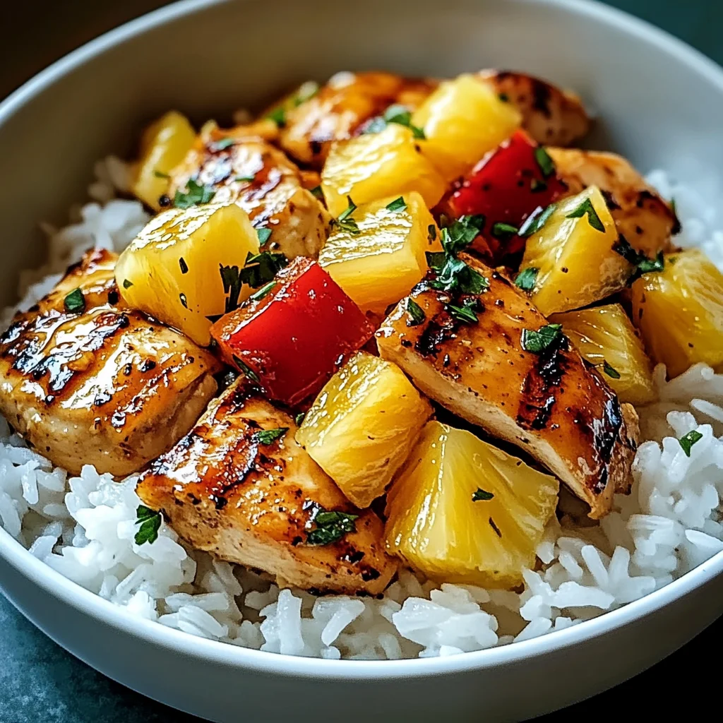 Deliciously Easy Pineapple Chicken and Rice