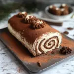 Gourmet Tiramisu Yule Log Cake