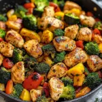 Healthy Chicken and Vegetables Skillet