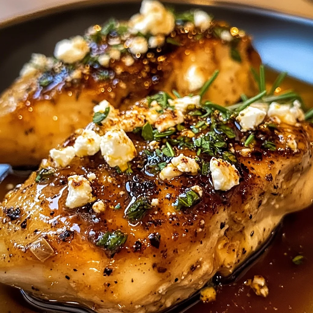 Hot Honey Infused Feta Chicken