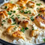 How to Make Creamy Smothered Chicken and Rice – Easy Dinner Idea