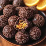 Juicy Orange Chocolate Christmas Truffles