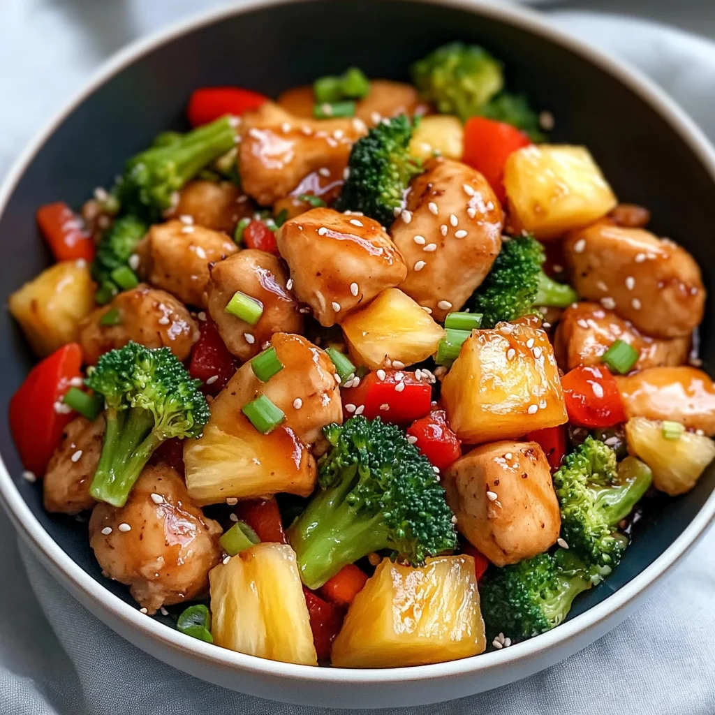Juicy Pineapple Teriyaki Chicken