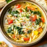 Mediterranean Orzo Soup